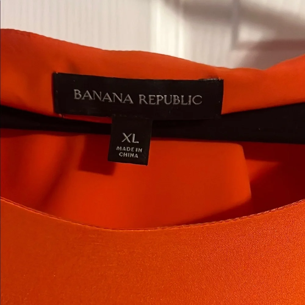 Banana Republic 100% Silk Hawaiian Print Shift Dress - Picture 6 of 8
